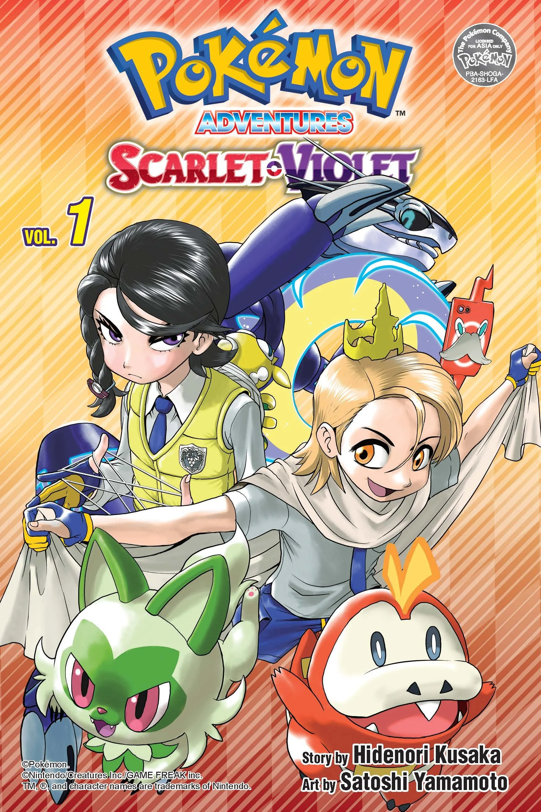 Pokémon Adventures: Scarlet and Violet Volume 1 manga — SA